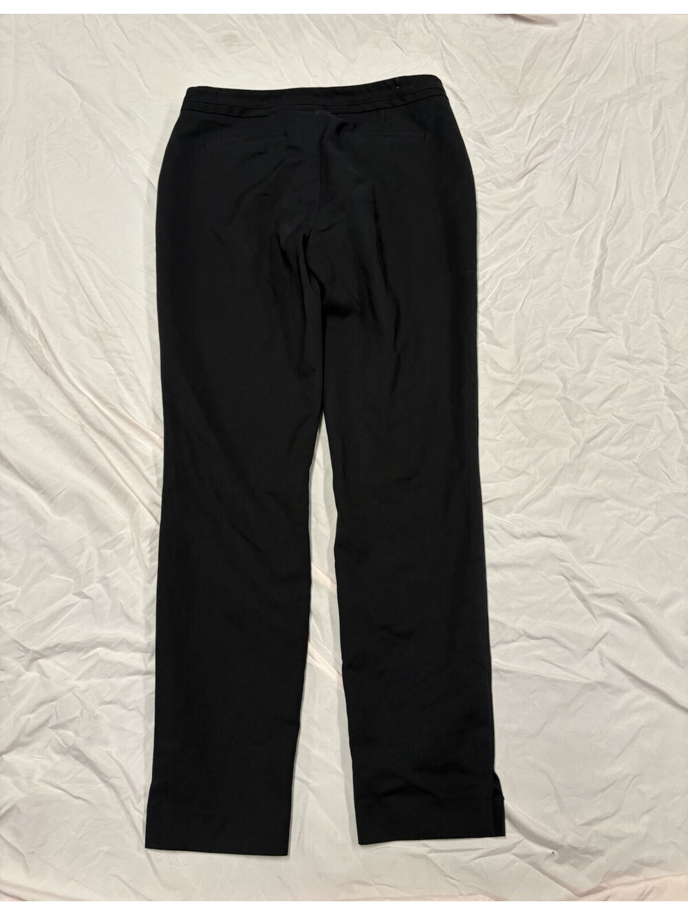 Ivanka Trump ~ Women's Size 4 ~ Black Straight Leg gold accents Pants / Slacks